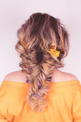 Autumn-themed Hair Braids