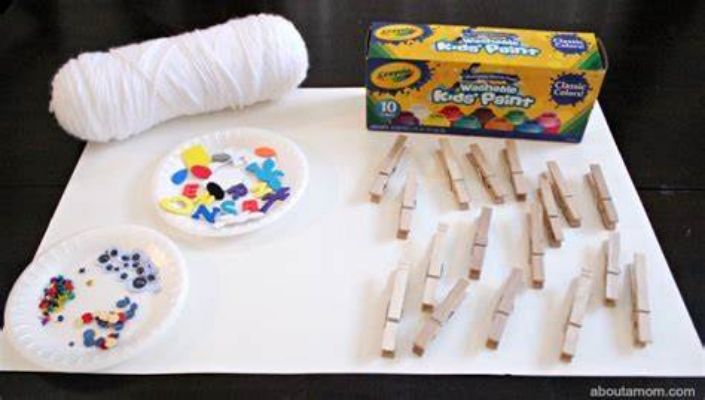 Clothespin Printing Press