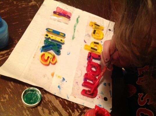 DIY Printing Press for Kids Ideas 
