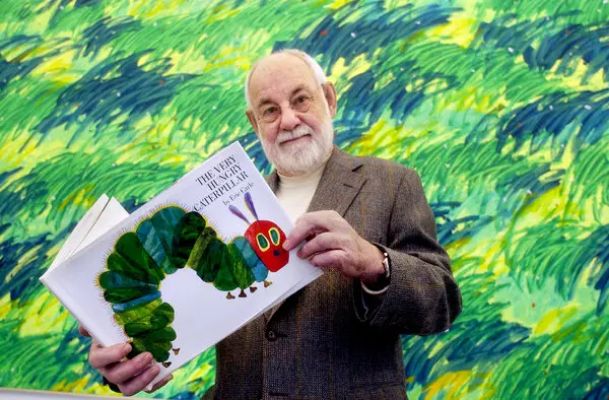 Eric Carle - Known for The Very Hungry Caterpillar