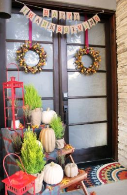 Festive Front Porch