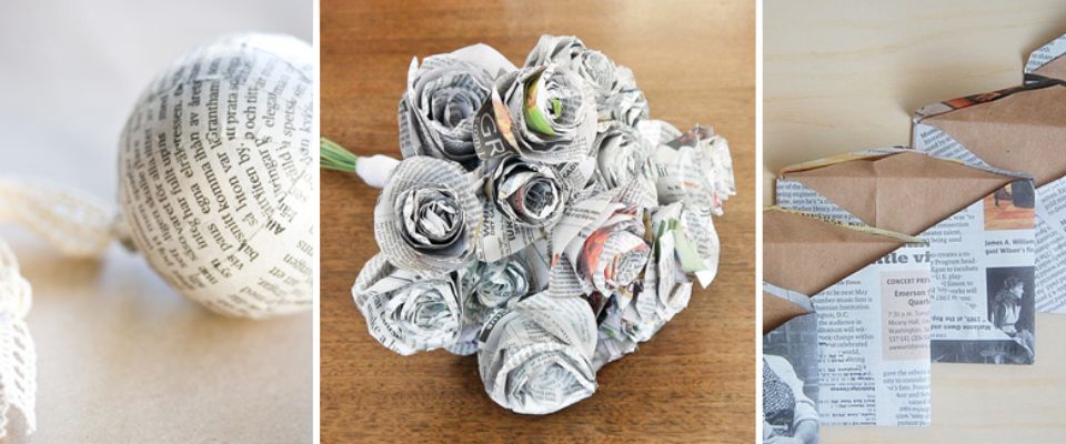 Newspaper Craft For Kids Ideas