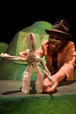 Newspaper Puppets