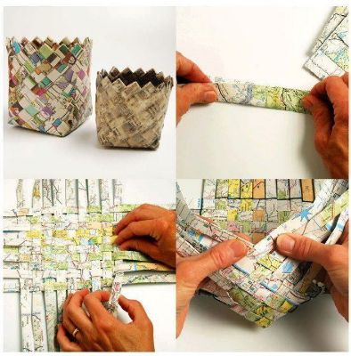 Newspaper Weaving