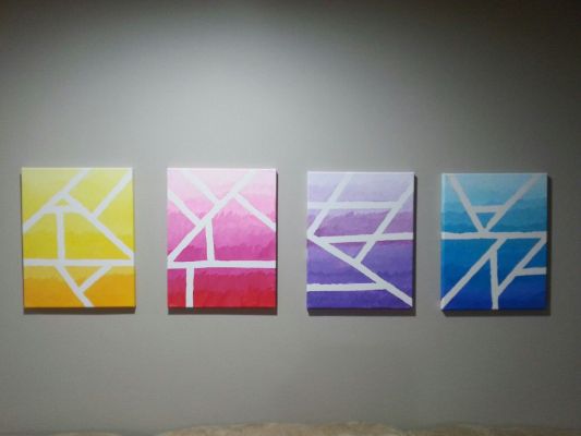 Ombre Tape Canvas