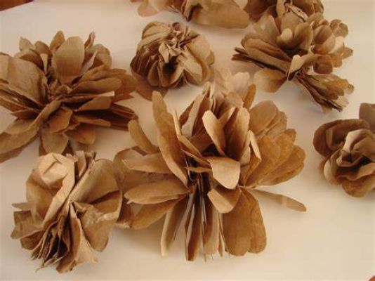 Paper Bag Flowers