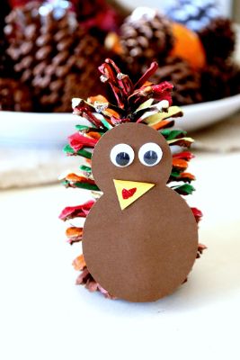 Pinecone Turkey Ornaments