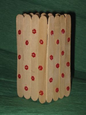 Popsicle Stick Printing Press