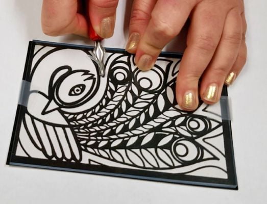Prepare the carving block 