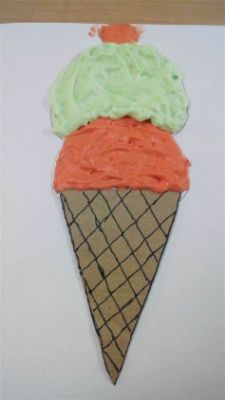 Shaving Cream Ice Cream Cones