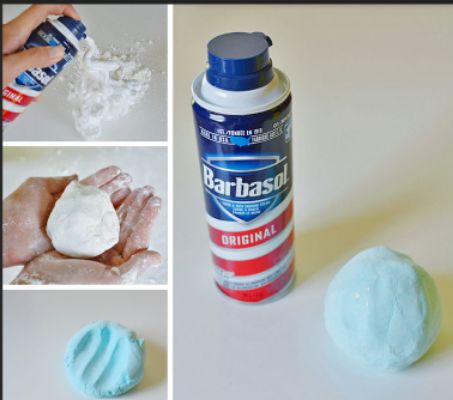 Shaving Cream Playdough - Step-By-Step Guide