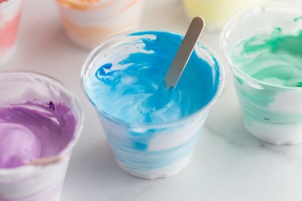 Shaving Cream Puffy Paint