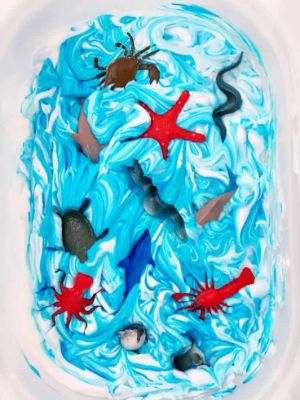 Shaving Cream Sensory Bottles