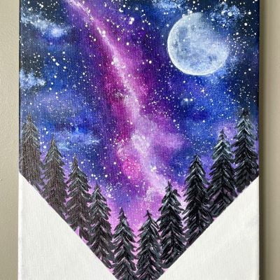 Tape Galaxy Painting