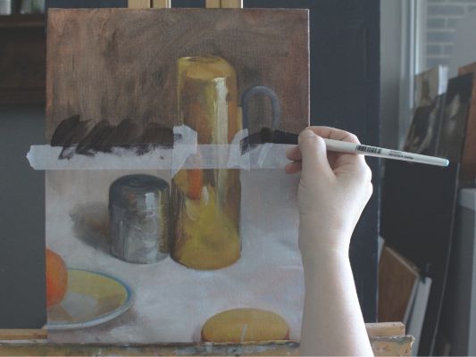 Tape Still Life Painting