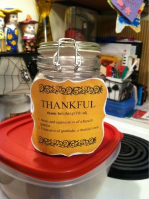 Thankful Jar