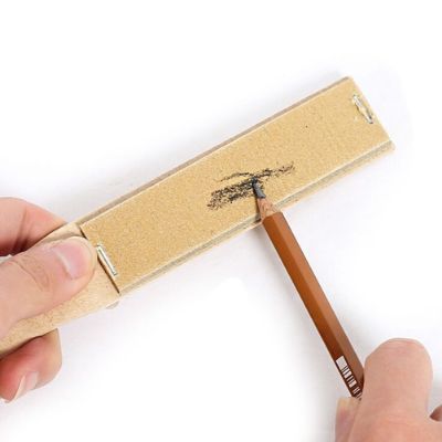 knife or sandpaper