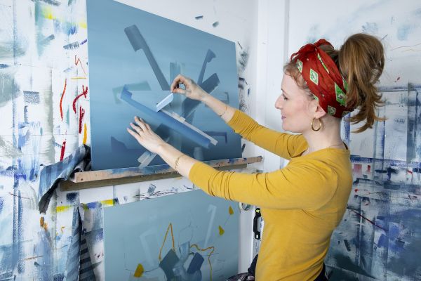 paint over it to reveal a unique artwork