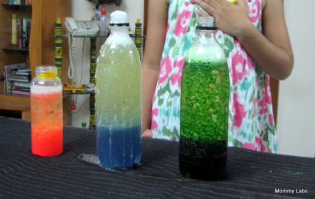 A funnel will come in handy for pouring the liquids into the glass container