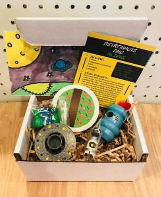 Outer Space Adventure Touch and Feel Box