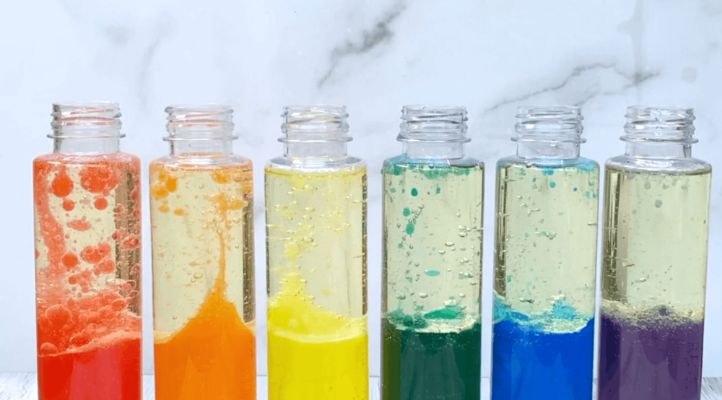 homemade lava lamp creation