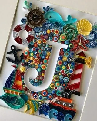 Foil Quilling Art