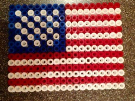 Hama Beads Flag Craft