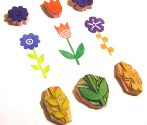 Sensory Stamp Garden