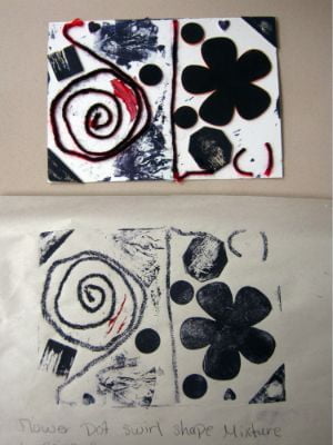 Stamp Collagraphs