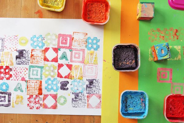 markers, crayons, or colored pencils