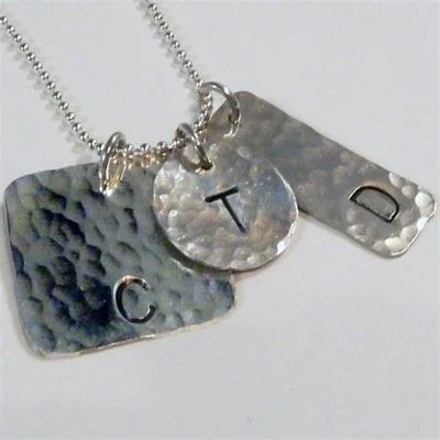 tin foil into earrings