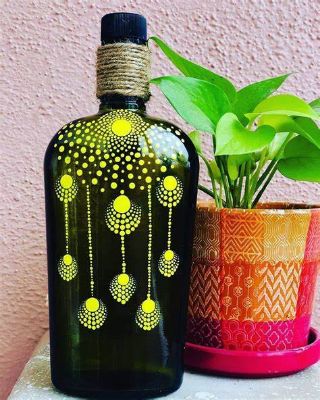 Advanced and Intricate Designs for Glass Bottle Painting