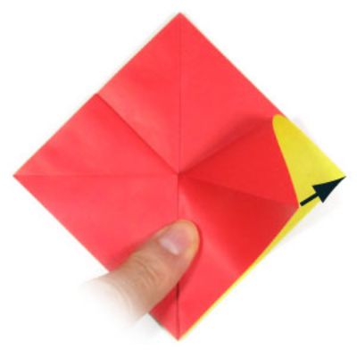 Flip the paper over to the other side