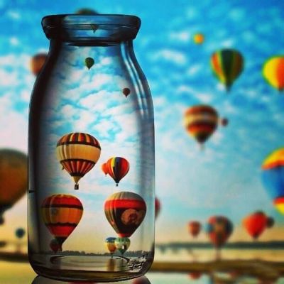 Whimsical Hot Air Balloons
