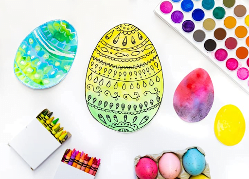 Watercolor Eggs
