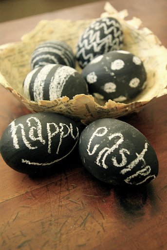 Chalkboard Eggs