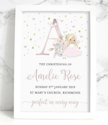 Framed Name Meaning Art