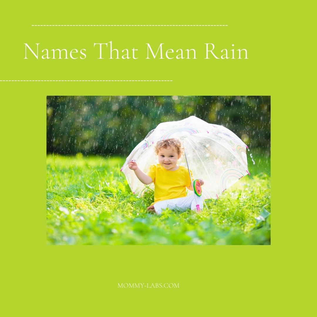 Names That Mean Rain