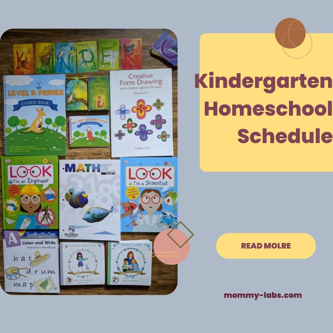Kindergarten Homeschool Schedule